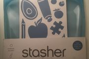 NEW Stasher Sandwich Bag Blue