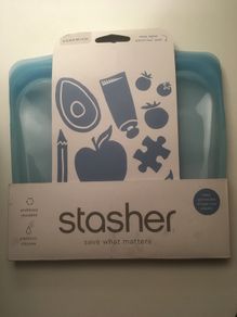 NEW Stasher Sandwich Bag Blue