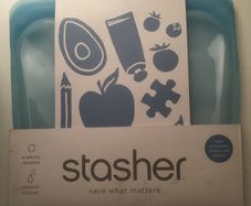 NEW Stasher Sandwich Bag Blue
