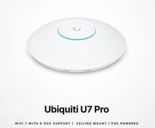 Ubiquiti UniFi U7-Pro Tri-Band WiFi 7 Ceiling Mountable PoE+ Access Point