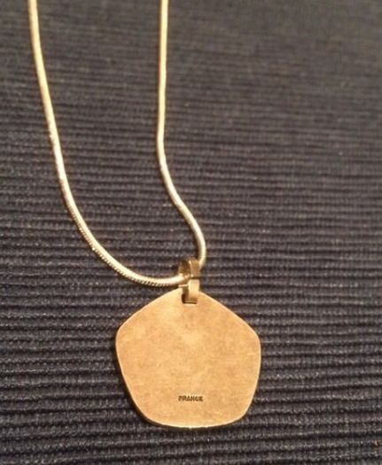 Silver Necklace Religious Pendant