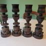 Ebony candleholders Image 6