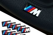 10pcs For BMW M tec sport wheel badge m3 m5 m6 emblem sticker 19 x 11mm 3D logo
