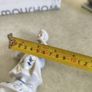 Vintage colonial man & woman blue, white, gold porcelain Image 5