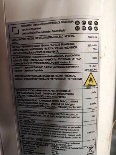 dehumidifier