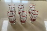 Coca Cola Frosted Glasses Set American