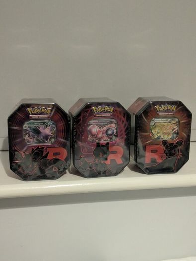 Pokemon Team Rocket Tins (6)