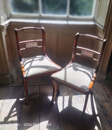 Set of 8 vintage Dining Chairs
