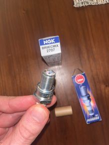 BR9ECMIX Iridium Spark Plugs X2
