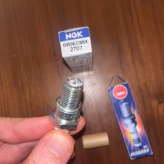 BR9ECMIX Iridium Spark Plugs X2