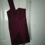 Karen Millen Aubergine Draped One Shoulder Dress Image 6