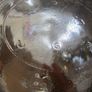 vintage 2 handled glass jug / bottle Image 3