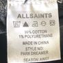 All Saints black distressed jeans Image 3