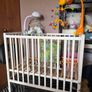 White Baby Cot Image 3