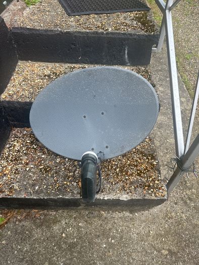 Saorview satellite dish and box