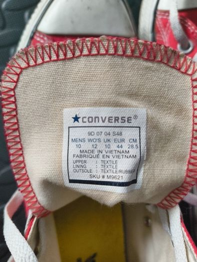 Converse Chuck Taylor Red - Men's UK 10