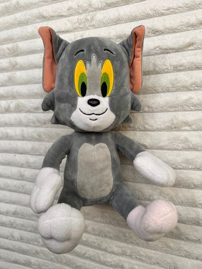 Tom and Jerry Cat approx. 28 cm. Tall Plush Bandai Namco Used Please see photos