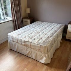 Free double bed mattress to divan base