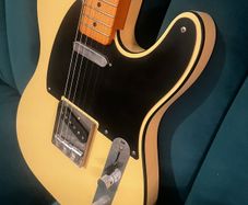 Fender Squier 40th Anniversary Telecaster, Vintage Edition in the Satin Vintage Blonde finish