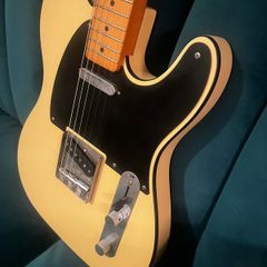 Fender Squier 40th Anniversary Telecaster, Vintage Edition in the Satin Vintage Blonde finish