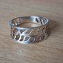 Silver ring size P Image 5