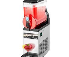 Frozen Drink Maker, 15L Single Tank Slushy Machine, 60 Cups Stainless Steel Margarita Smoothie Frozen Drink Machine
