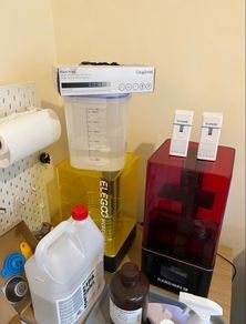 Resin 3D printing Kit - Elegoo Mars 2 pro / With curing station, resin and accessories