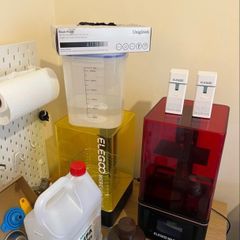 Resin 3D printing Kit - Elegoo Mars 2 pro / With curing station, resin and accessories