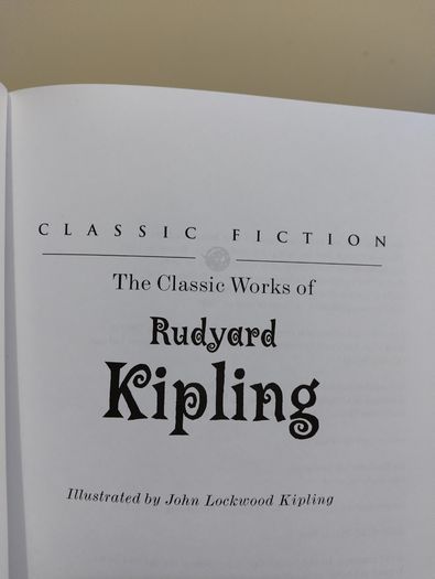 The Classic Works of Rudyard Kipling Hardcover by Rudyard Kipling