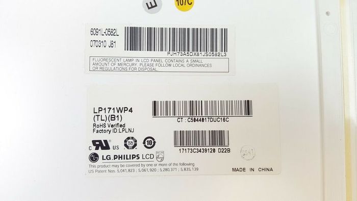 LG Philips LP171WP4(TL)(B1) 17" Laptop LCD Screen