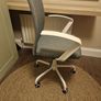 Grey and White Office Chair Image 3