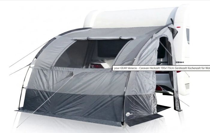 Caravan Rear Tent 190x170cm Garden Tent Kitchen Tent for Caravan"