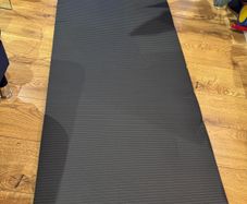 Ultra Comfortable and Wide Pilates Mat Black