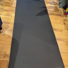 Ultra Comfortable and Wide Pilates Mat Black