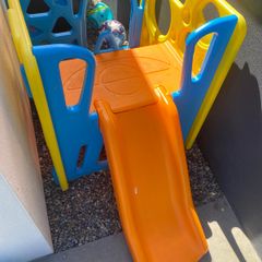 Climbing frame & slide 18months +