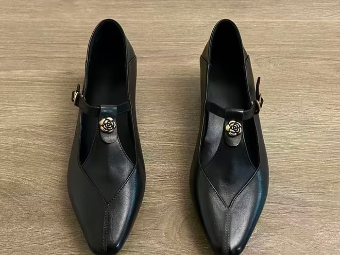 EU 38.5 size New Retro Mary Jane Shoes