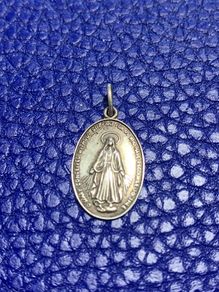 Sterling Silver Religious Medal
