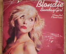 Blondie Sunday Girl 7 inch Vinyl 1978 Chrysalis Records