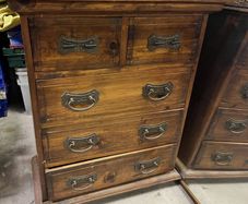Solid wood chest of drawers