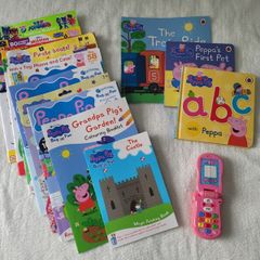 Peppa Pig books + Free magazines & Peppa Pig phone