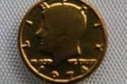 US Miniature 24K Gold Plated Token