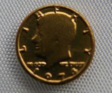 US Miniature 24K Gold Plated Token