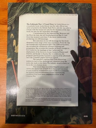 War book:'The Falklands War A Visual Diary'