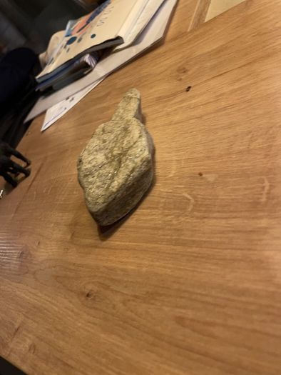 Rock shaped like a middle finger
