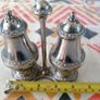 Vintage Silver Plated Salt and Pepper Set Image 6