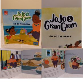 Jojo & Gran Gran Go To The Beach Storybook