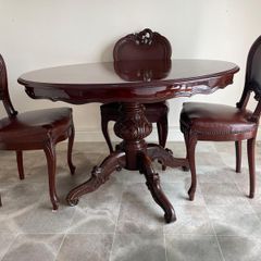 Antique Dining Table and Chairs