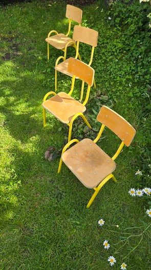 Upcycled Vintage School Chairs