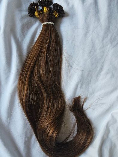 Hair extensions dark brown