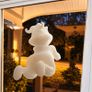 Grumpy Ghost Through the Window - 3D - Halloween Decor - 3 Sizes Image 2